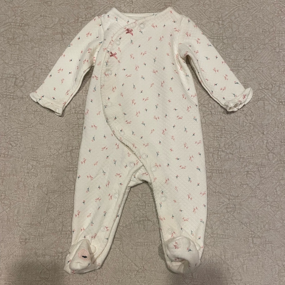 Carters zip footie 6month